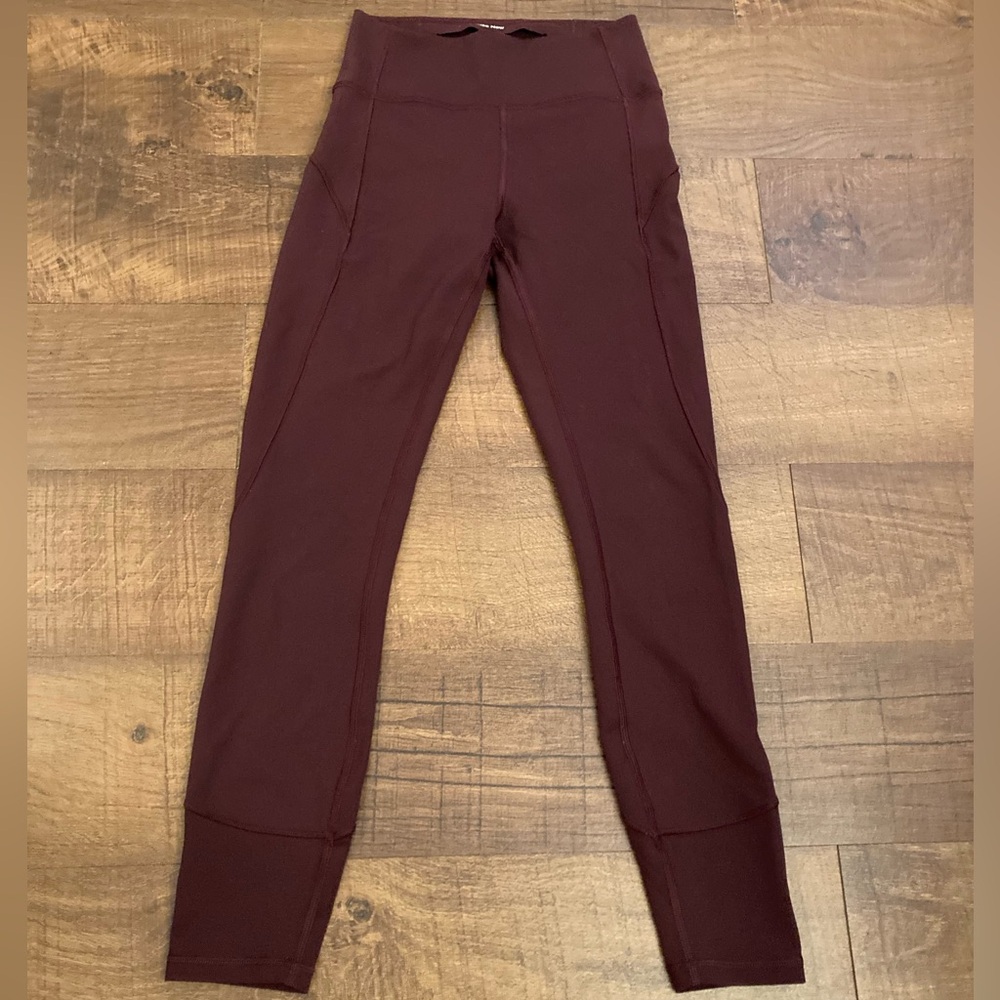 lululemon athletica Burgundy ‘Like New’ Leggings Women’s 4